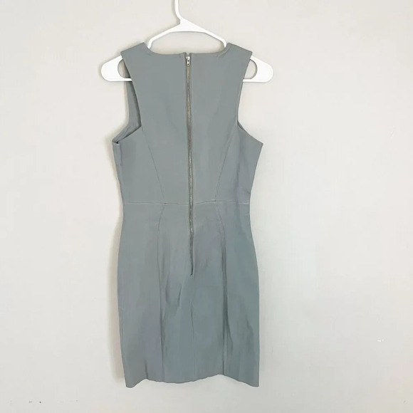 Twenty8Twelve Women Gray Mini Dress 40 Lambs Leather Sleeveless by Sienna Miller - Picture 8 of 12